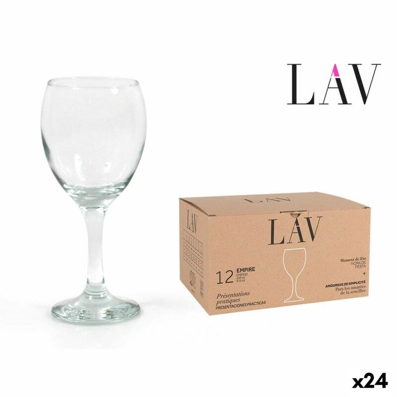 LAV|Copo para vinho LAV Empire 245 ml (24 Unidades) (245 cc)