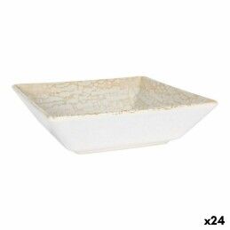 Inde|Conjunto para Aperitivos Inde Bambu Porcelana 29 x 18 x 6 cm Tacho x 2 (6 Unidades)