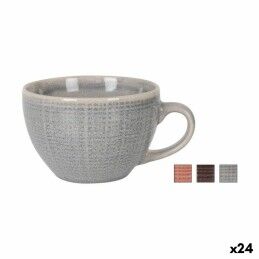 Home ESPRIT|Conjunto de Chávenas de Café Home ESPRIT Branco Bambu Porcelana 200 ml