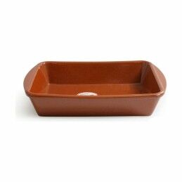 Azofra|Recipiente de Cozinha Azofra Barro cozido Retangular 29 x 20 x 6 cm (4 Unidades)