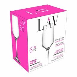 LAV|Copo de champanhe LAV Lal 6 Peças (4 Unidades)