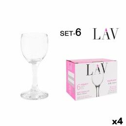 Vivalto|Conjunto de Copos Vivalto 3503/WH6 Transparente Vidro 90 ml (24 Unidades)
