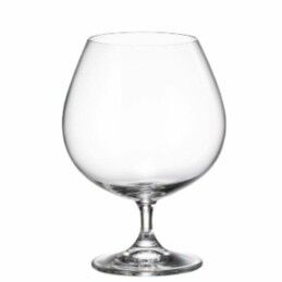 Bohemia Crystal|Conjunto de Copos Bohemia Crystal Clara Conhaque 690 ml 6 Unidades 4 Unidades 7,5 x 12 x 16 cm