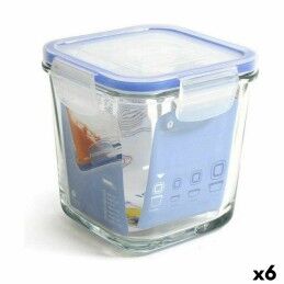 Quttin|Lancheira Hermética Quttin Retangular 1,5 L 23 x 17,5 x 7,6 cm (6 Unidades)
