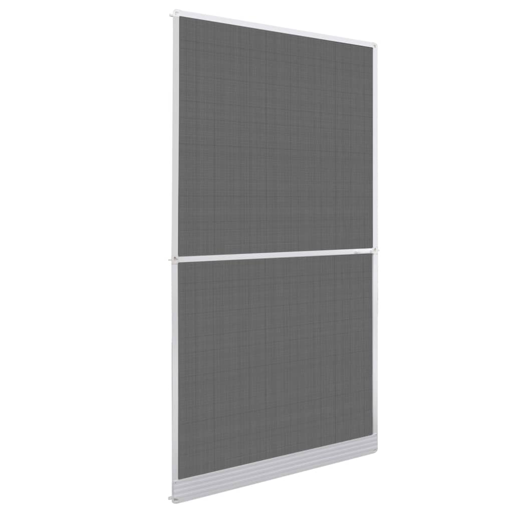 vidaXL Tela anti-insetos articulada para portas 120 x 240 cm branco