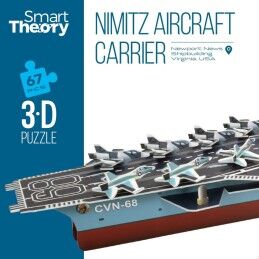 Colorbaby|Puzzle 3D Colorbaby Nimitz Porta-aviões 67 Peças 77 x 18 x 20 cm (6 Unidades)