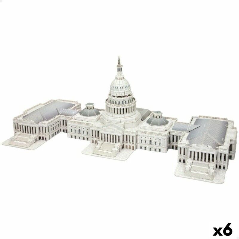 Colorbaby|Puzzle 3D Colorbaby Capitolio 126 Peças 52,5 x 20,5 x 23,5 cm (6 Unidades) Colorbaby|Puzzle 3D Colorbaby Capitolio 126 Peças 52,5 x 20,5 x 23,5 cm (6 Unidades)