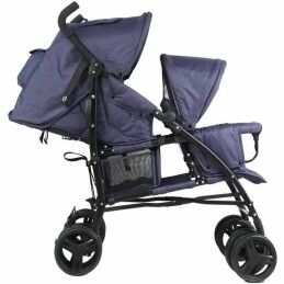 Bambisol|Carrinho de passeio para bebê Bambisol Double Cane Azul Marinho