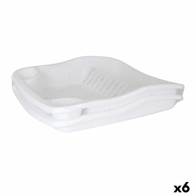Dem|Escorredor Dem Bloom Tabuleiro Branco 40 x 39 x 9,3 cm (6 Unidades) Dem|Escorredor Dem Bloom Tabuleiro Branco 40 x 39 x 9,3 cm (6 Unidades)
