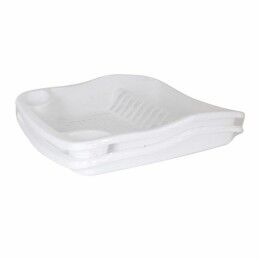 Dem|Escorredor Dem Bloom Tabuleiro Branco 40 x 39 x 9,3 cm (6 Unidades)