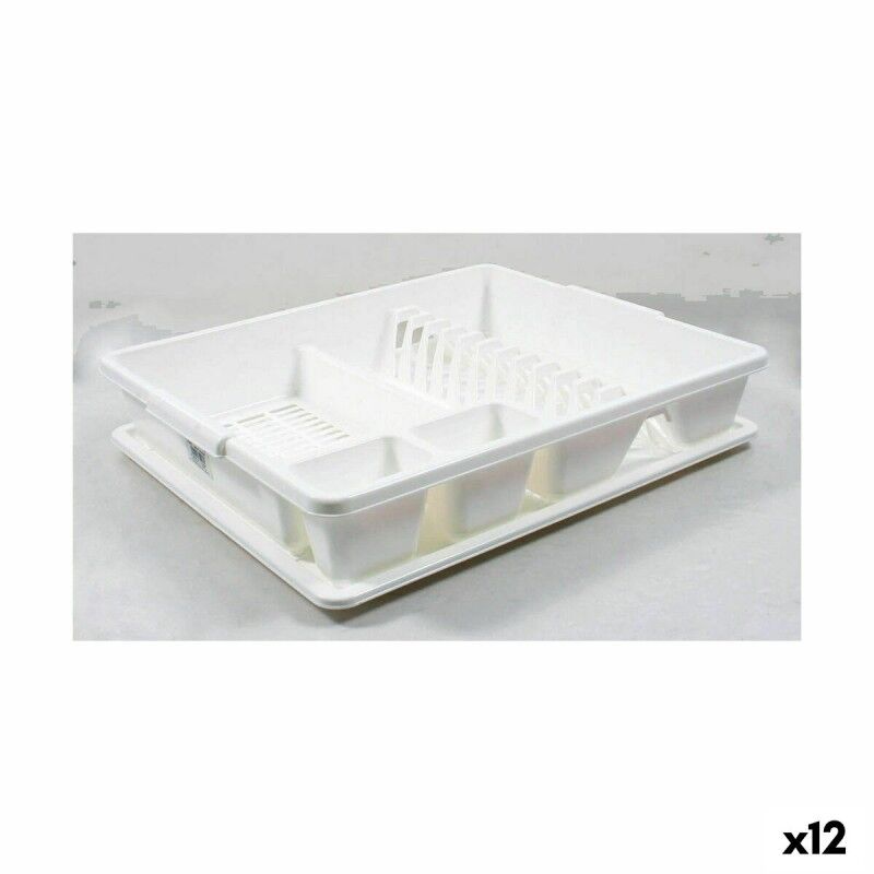 Tontarelli|Escorredor de Louça Tontarelli Scolap. Branco 47 x 38 x 8,5 cm (12 Unidades) Tontarelli|Escorredor de Louça Tontarelli Scolap. Branco 47 x 38 x 8,5 cm (12 Unidades)