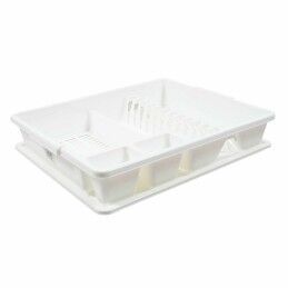 Tontarelli|Escorredor de Louça Tontarelli Scolap. Branco 47 x 38 x 8,5 cm (12 Unidades)