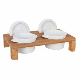 Inde|Conjunto para Aperitivos Inde Bambu Porcelana 29 x 18 x 6 cm Tacho x 2 (6 Unidades)