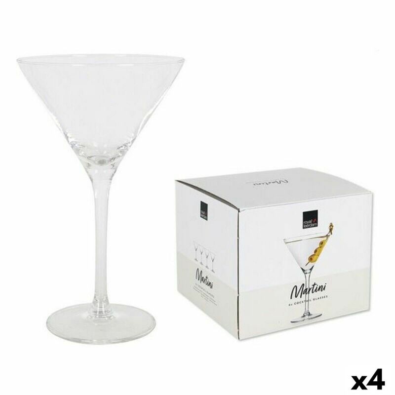 Royal Leerdam|Copo de cocktail Royal Leerdam Cocktails 10 x 10 x 18 cm 4 Peças Royal Leerdam|Copo de cocktail Royal Leerdam Cocktails 10 x 10 x 18 cm 4 Peças
