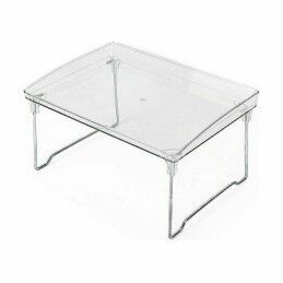 Confortime|Suporte para Pratos Confortime Dobrável Transparente 31 x 22 x 16,8 cm (12 Unidades)