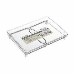 Confortime|Suporte para Pratos Confortime Dobrável Transparente 31 x 22 x 16,8 cm (12 Unidades)