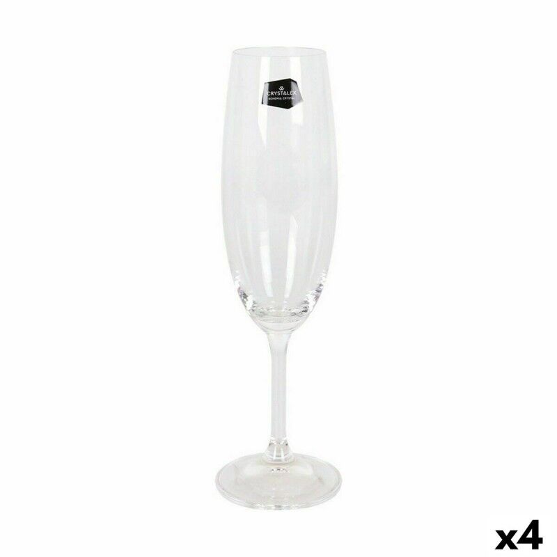Crystalex|Copo de champanhe Crystalex Lara Cristal 220 ml Champanhe 6 Peças (6 Unidades) (4 Unidades) Crystalex|Copo de champanhe Crystalex Lara Cristal 220 ml Champanhe 6 Peças (6 Unidades) (4 Unidades)