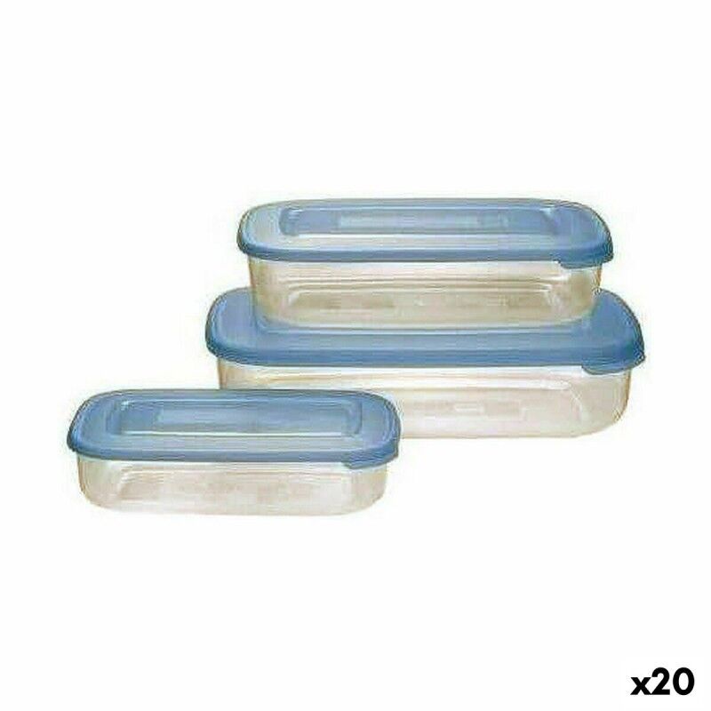 Tontarelli|Lancheira Tontarelli Family Azul Retangular 29,6 x 19,8 x 7,7 cm (20 Unidades) Tontarelli|Lancheira Tontarelli Family Azul Retangular 29,6 x 19,8 x 7,7 cm (20 Unidades)