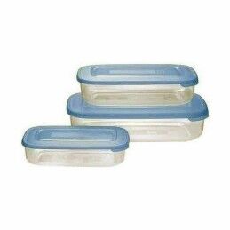 Tontarelli|Lancheira Tontarelli Family Azul Retangular 29,6 x 19,8 x 7,7 cm (20 Unidades)