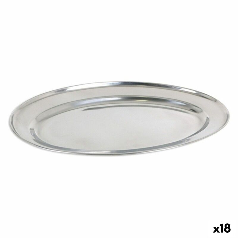 Privilege|Tabuleiro Privilege 42853 Aço inoxidável Oval (18 Unidades) (35 x 22,2 cm) Privilege|Tabuleiro Privilege 42853 Aço inoxidável Oval (18 Unidades) (35 x 22,2 cm)