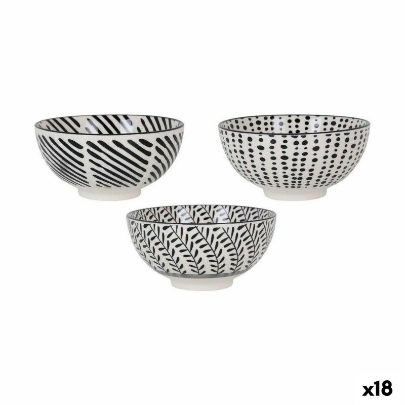 Alfares|Taça para Aperitivos Alfares Nomi Preto ø 15,5 x 7,7 cm 15 x 7,3 cm (18 Unidades)
