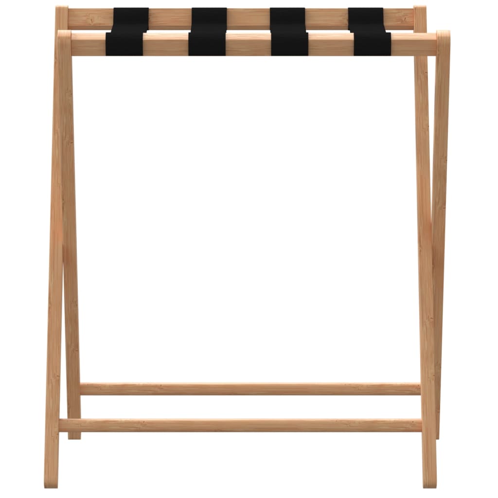 vidaXL Suporte de bagagem 68,5x38x58 cm bambu