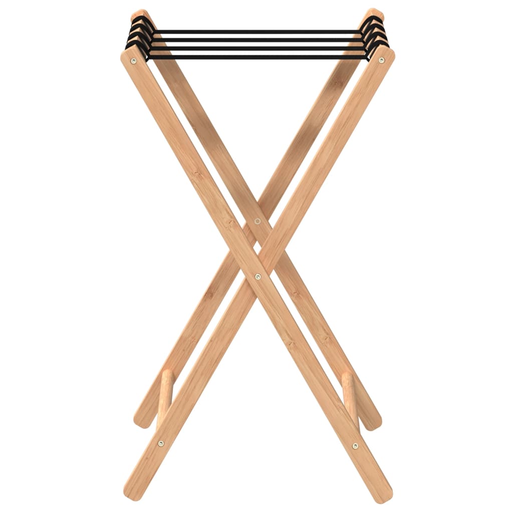 vidaXL Suporte de bagagem 68,5x38x58 cm bambu