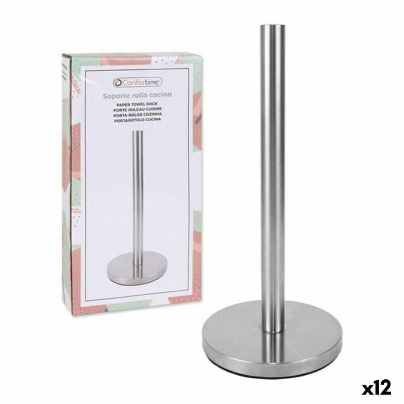 Confortime|Suporte para Rolos de Papel de Cozinha Confortime 61940 Aço inoxidável Aço (12 Unidades) Confortime|Suporte para Rolos de Papel de Cozinha Confortime 61940 Aço inoxidável Aço (12 Unidades)