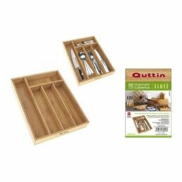 Quttin|Organizador de Talheres Quttin Bambu 34 x 26 x 4 cm (8 Unidades)