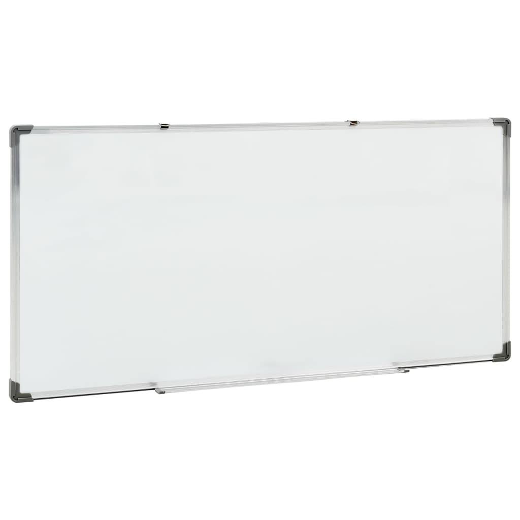 vidaXL Quadro magnético 110x60 cm aço branco