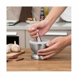 Quttin|Pilão de cozinha Quttin Aço inoxidável Aço 9,8 x 8,2 cm Antideslizante (6 Unidades)