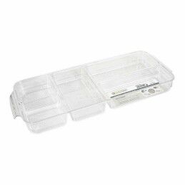 Confortime|Bandeja com Compartimentos Confortime poliestireno 45 x 18 x 4,7 cm 12 Unidades (45 x 18 x 4,7 cm)