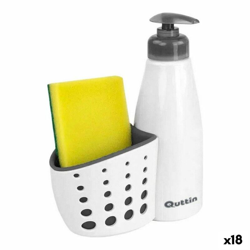 Quttin|Suporte para Esfregões da Louça Quttin Utensílios de limpeza Branco (18 Unidades) Quttin|Suporte para Esfregões da Louça Quttin Utensílios de limpeza Branco (18 Unidades)