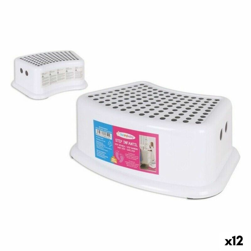 For my Baby|Banqueta Step For my Baby Branco (12 Unidades) (33 x 24 x 13 cm) For my Baby|Banqueta Step For my Baby Branco (12 Unidades) (33 x 24 x 13 cm)