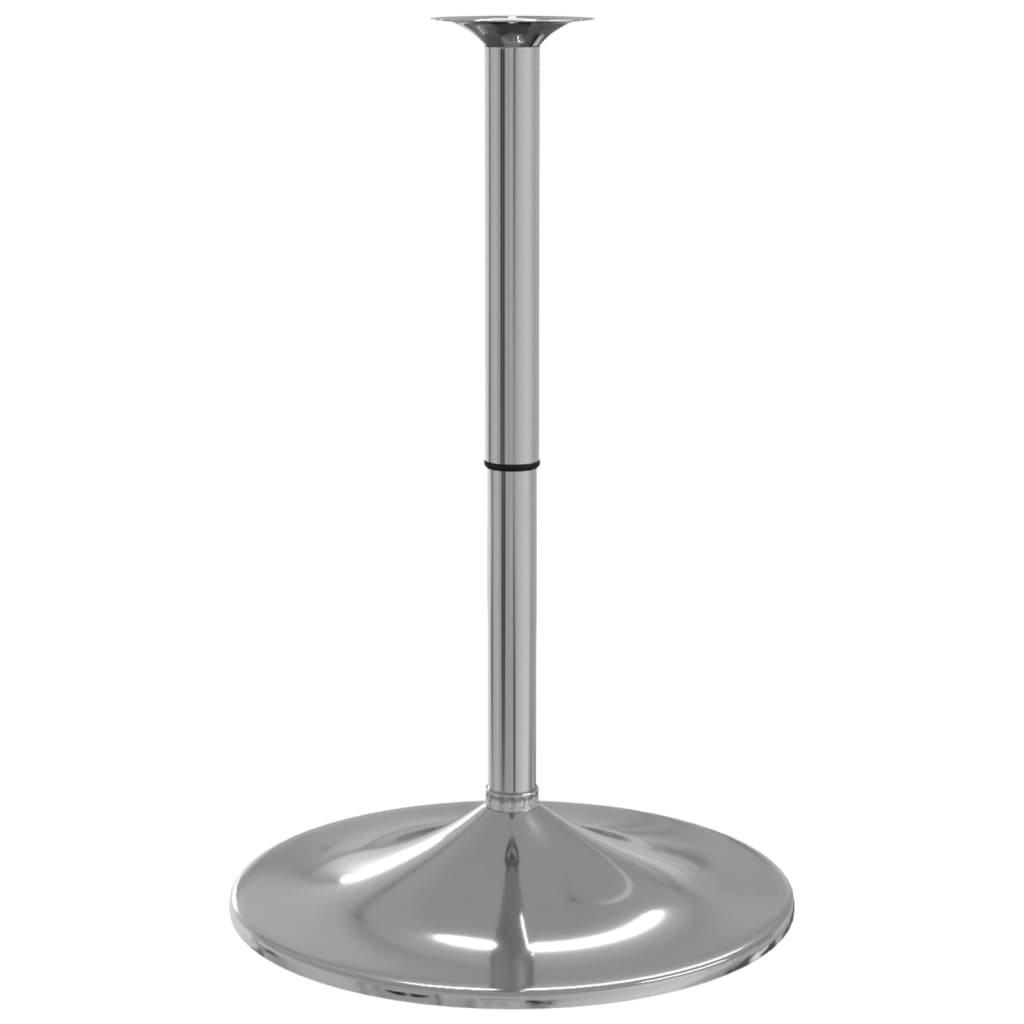 vidaXL Base para mesa de bar 45x90 cm aço cromado