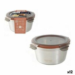 Quttin|Frasco Quttin Bamboo Vidro de Borosilicato Silicone 1,25 L 10,2 x 22,8 cm (12 Unidades) (9,5 x 21 cm)