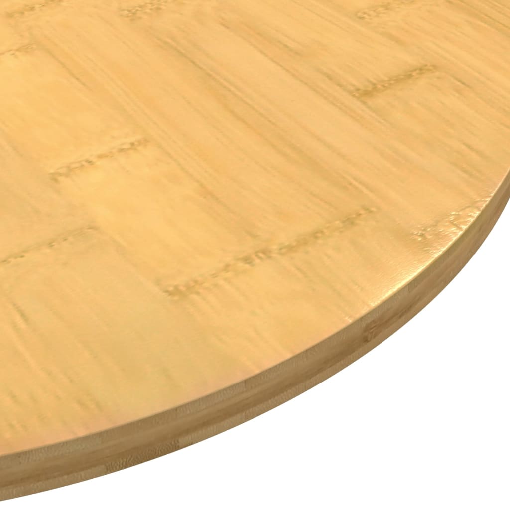 vidaXL Tampo de mesa Ø90x1,5 cm bambu