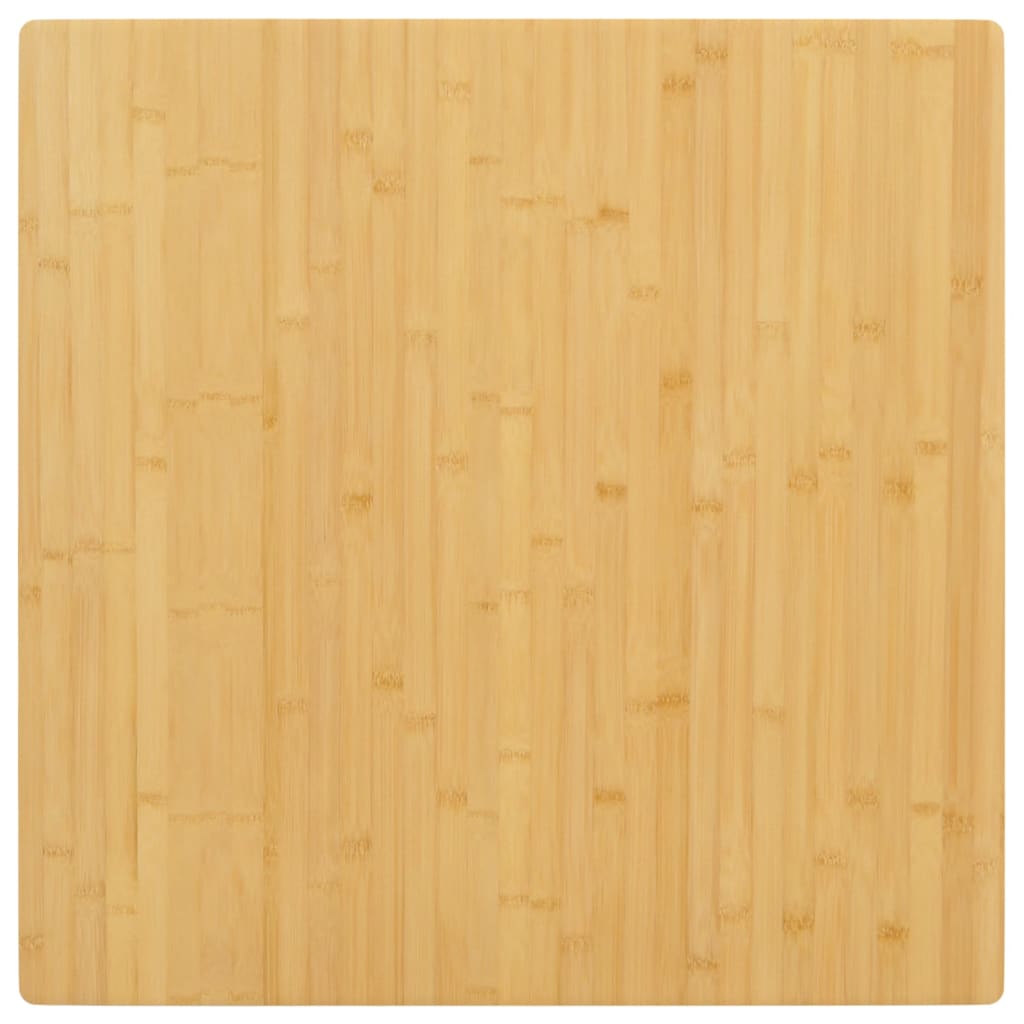 vidaXL Tampo de mesa 80x80x1,5 cm bambu