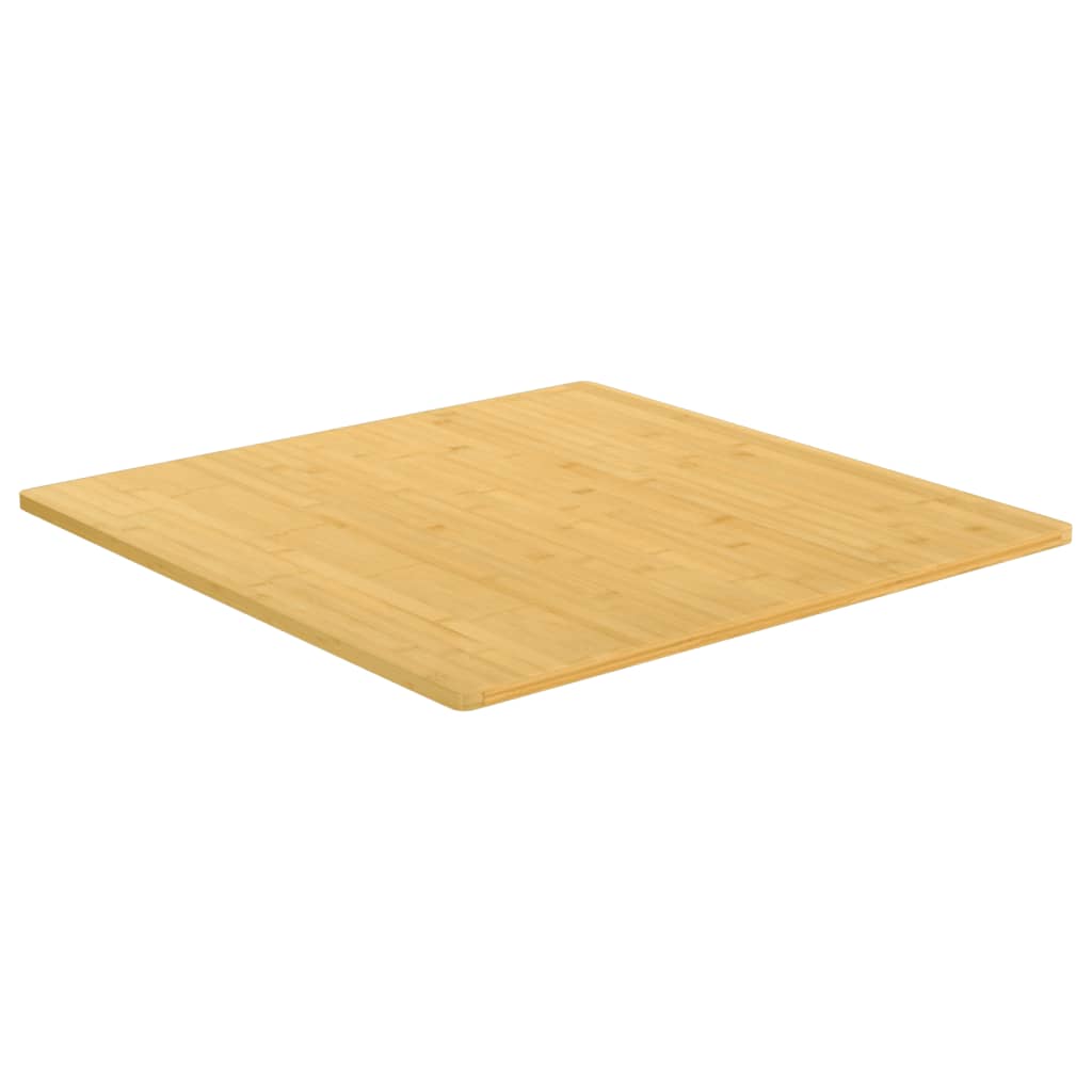 vidaXL Tampo de mesa 80x80x1,5 cm bambu