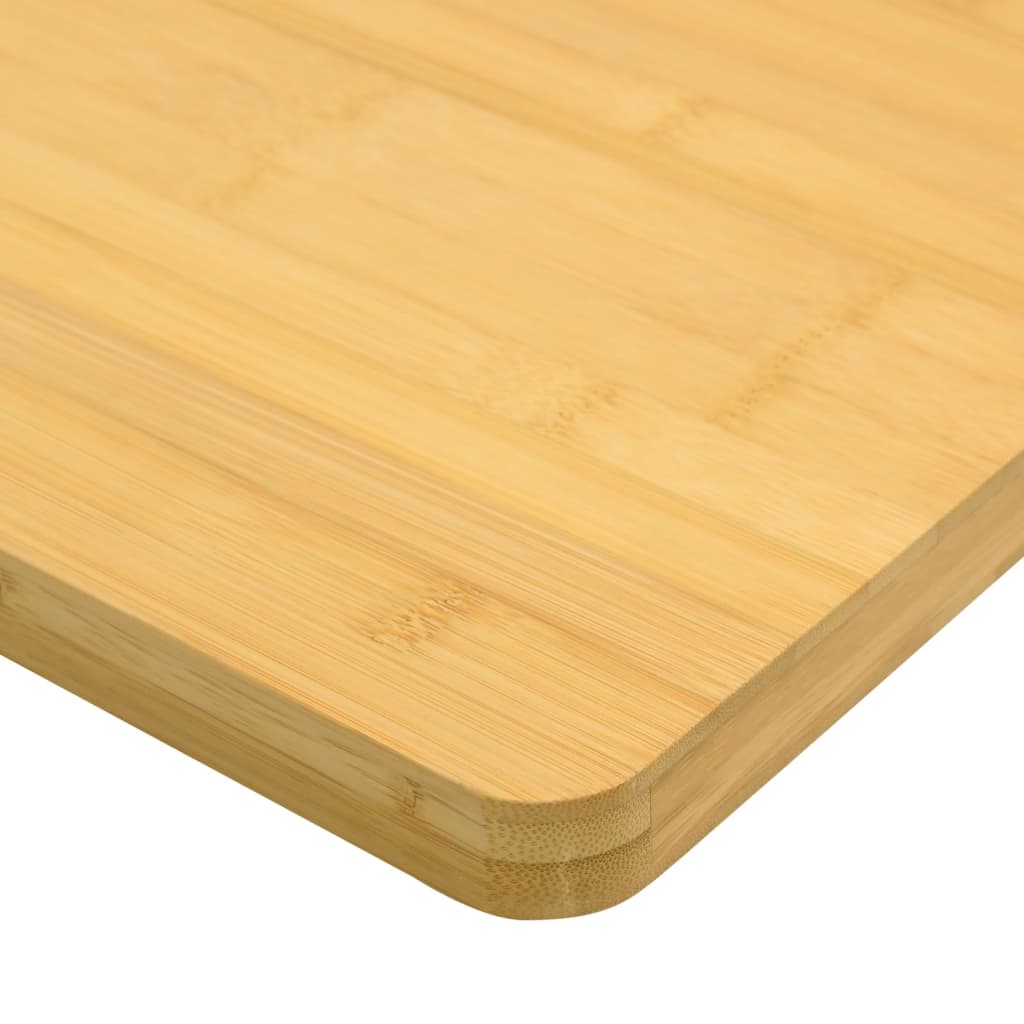 vidaXL Tampo de mesa 80x80x1,5 cm bambu