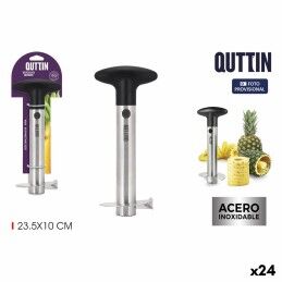 Quttin|Faca para Pão Quttin Black Preto Prateado 24 Unidades 20 cm