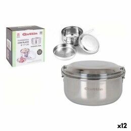 Quttin|Frasco Quttin Bamboo Vidro de Borosilicato Silicone 1,25 L 10,2 x 22,8 cm (12 Unidades) (9,5 x 21 cm)