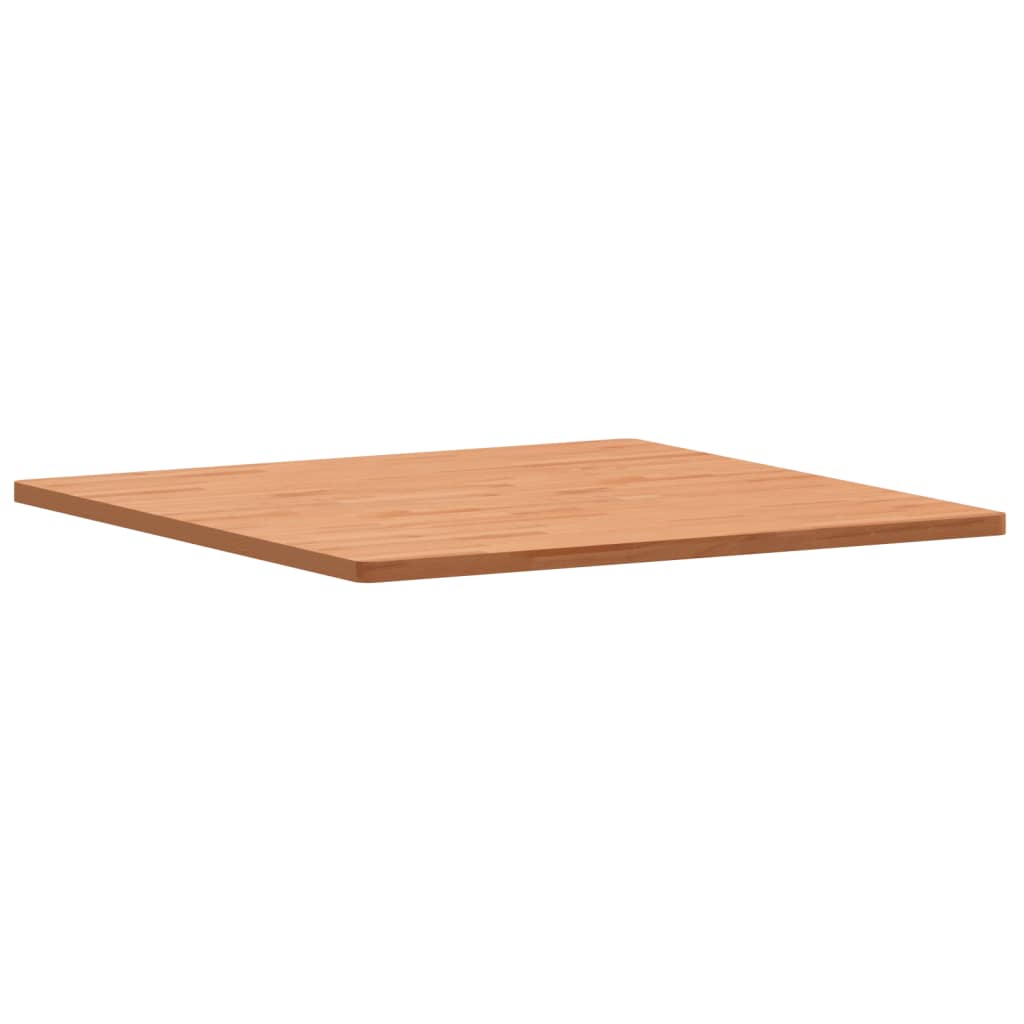 vidaXL Tampo de mesa quadrado 90x90x2,5 cm madeira de faia maciça