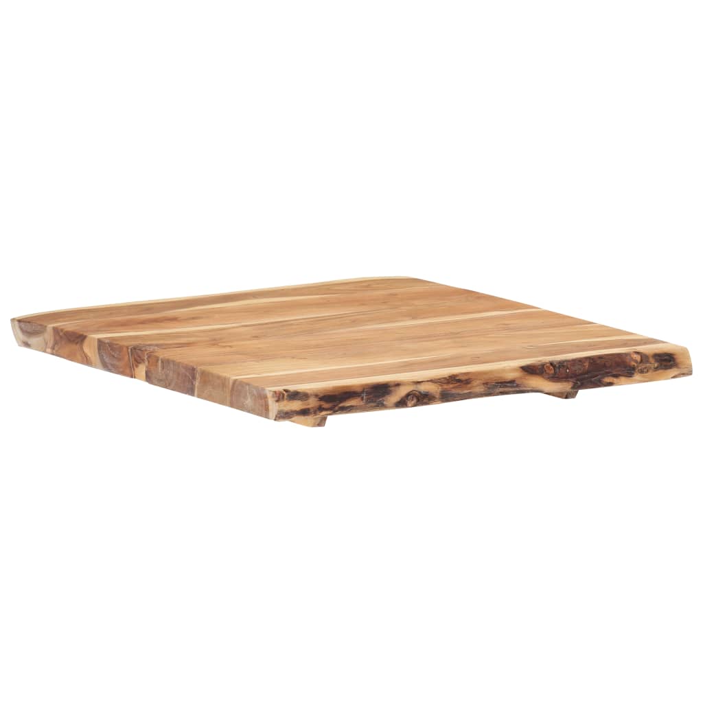 vidaXL Tampo de mesa 58x(50-60)x3,8 cm madeira de acácia maciça