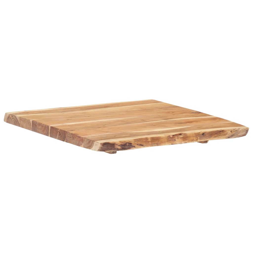 vidaXL Tampo de mesa 58x(50-60)x3,8 cm madeira de acácia maciça