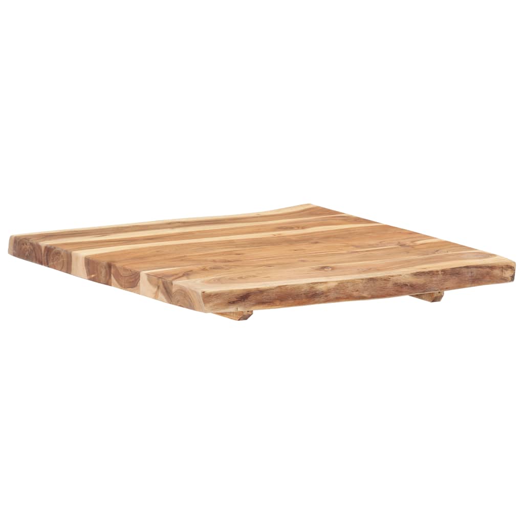 vidaXL Tampo de mesa 58x(50-60)x3,8 cm madeira de acácia maciça