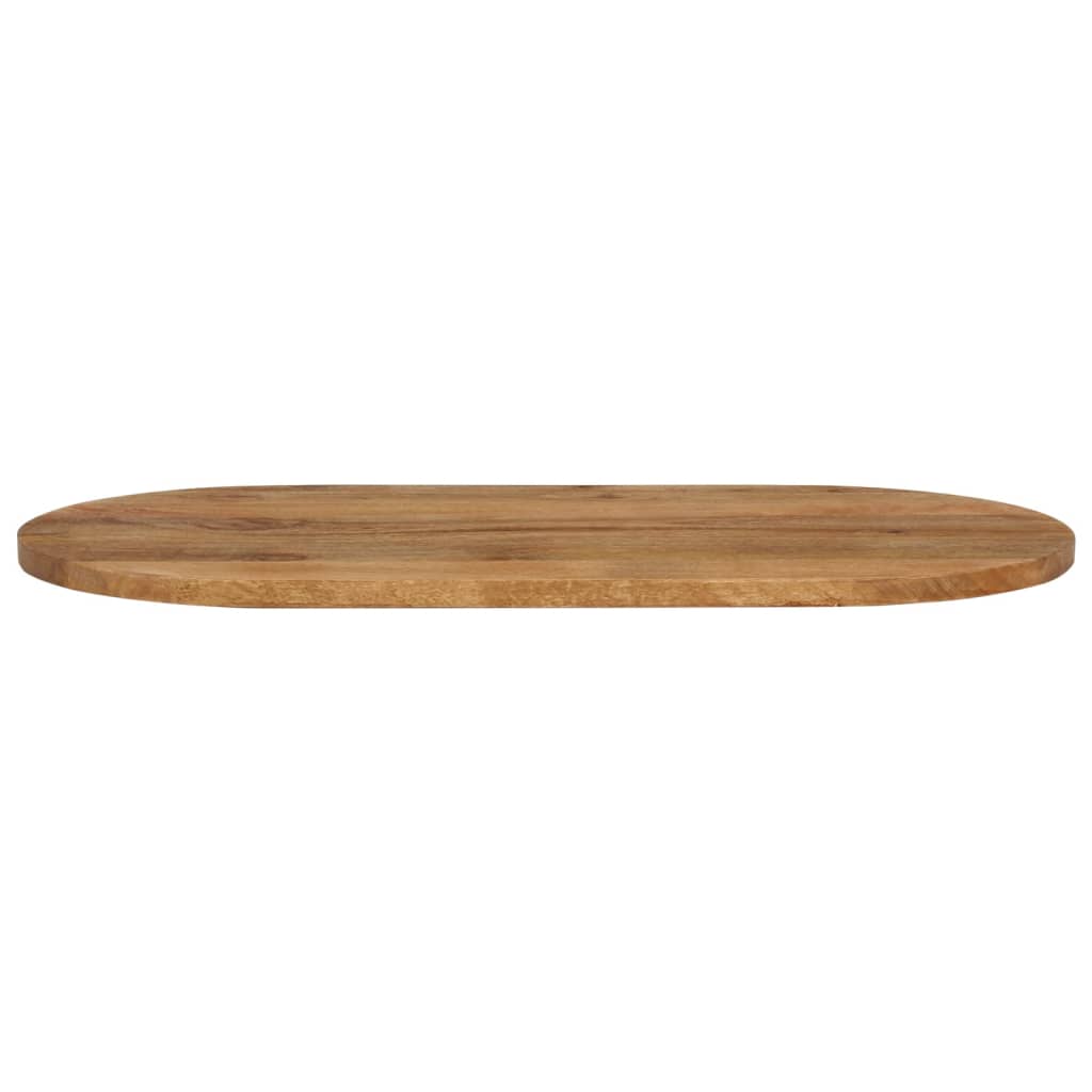 vidaXL Tampo de mesa oval 110x50x3,8 cm madeira de mangueira maciça