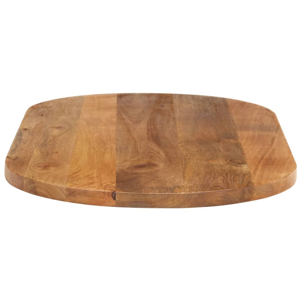 vidaXL Tampo de mesa oval 90x40x2,5 cm madeira de mangueira maciça