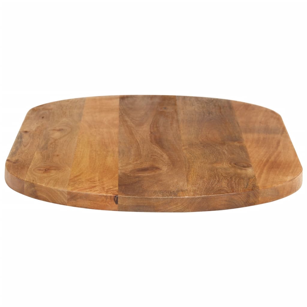 vidaXL Tampo de mesa oval 120x60x3,8 cm madeira de mangueira maciça