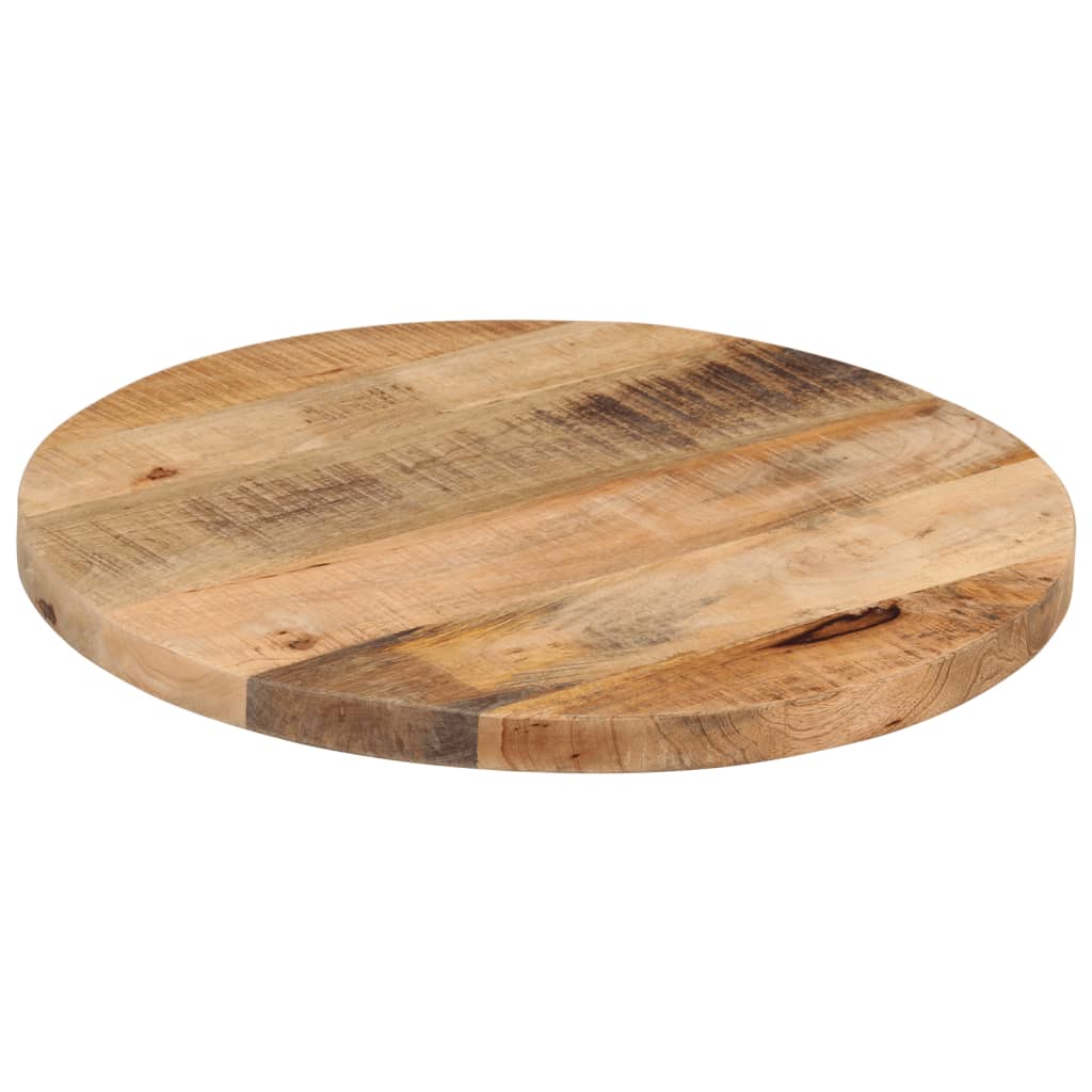 vidaXL Tampo de mesa redondo Ø60x1,5cm madeira mangueira áspera maciça